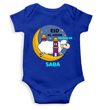 Load image into Gallery viewer, Custom Name Eid Al Adha Bakra Eid Mubarak Rompers for Baby Girl- KidsFashionVilla
