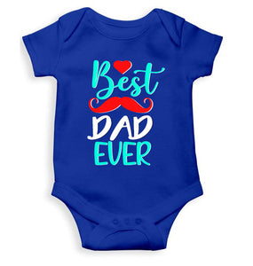 Best Dad Ever Fathers Day Rompers for Baby Girl- KidsFashionVilla