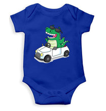 Load image into Gallery viewer, Dino Car Cartoon Rompers for Baby Girl- KidsFashionVilla

