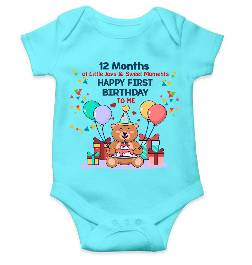 My First Birthday Rompers for Baby Boy- KidsFashionVilla
