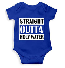 Load image into Gallery viewer, Holy Water Baptism Christening Day Rompers for Baby Girl- KidsFashionVilla

