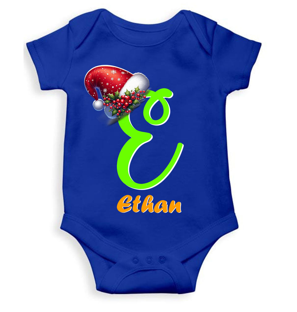 Custom Name Christmas Rompers for Baby Boy- KidsFashionVilla