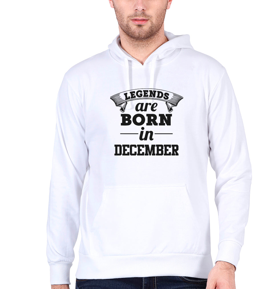 Legends are Born in December Men Hoodies-KidsFashionVilla