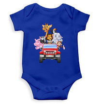 Load image into Gallery viewer, Jungle Jeep Cartoon Rompers for Baby Girl- KidsFashionVilla
