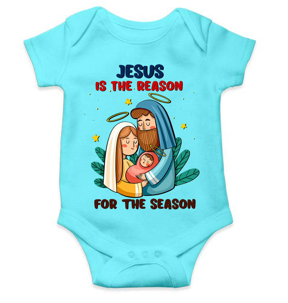 Jesus Is The Reason For The Season Christmas Rompers for Baby Boy- KidsFashionVilla