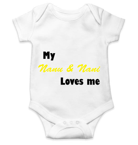 Nanu And Nani Loves Me Rompers for Baby Girl- KidsFashionVilla