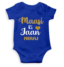 Load image into Gallery viewer, Custom Name Maasi ki jaan Rompers for Baby Boy- KidsFashionVilla
