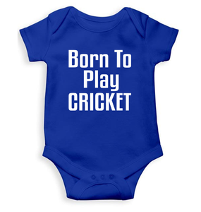 Born To Play Cricket World Cup Cricket Rompers for Baby Boy- KidsFashionVilla