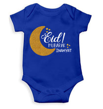Load image into Gallery viewer, Custom Name Eid Mubaaarak Rompers for Baby Girl- KidsFashionVilla
