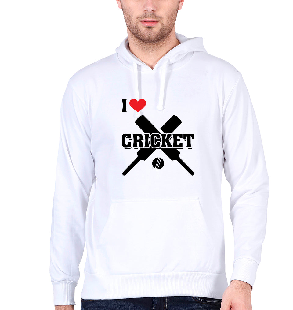I Love Cricket Fever Men Hoodies-KidsFashionVilla