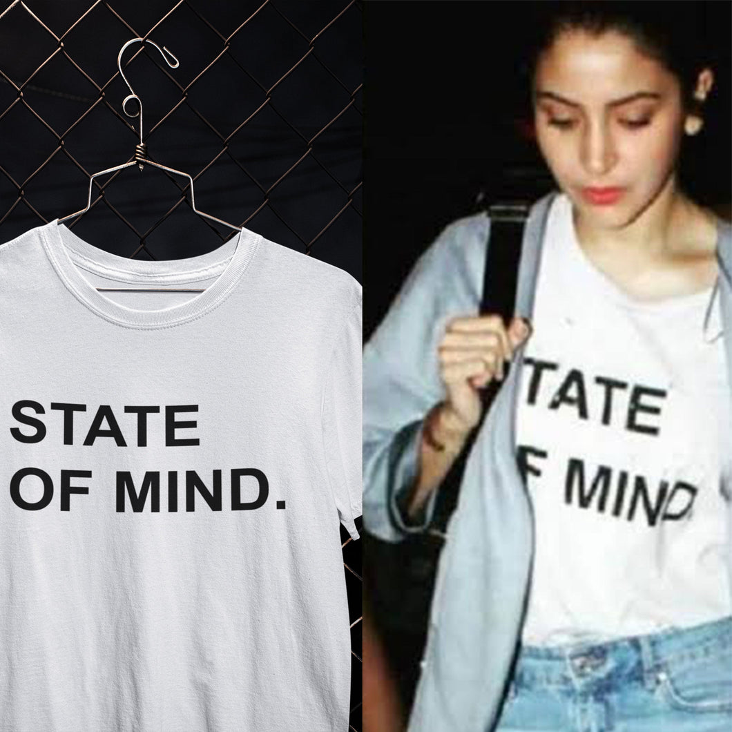 State Of Mind Anushka Sharma Celebrity T-shirt- KidsFashionVilla