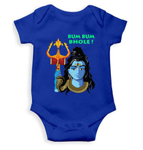 Load image into Gallery viewer, Bum Bum Bhole Mahashivratri Rompers for Baby Boy- KidsFashionVilla
