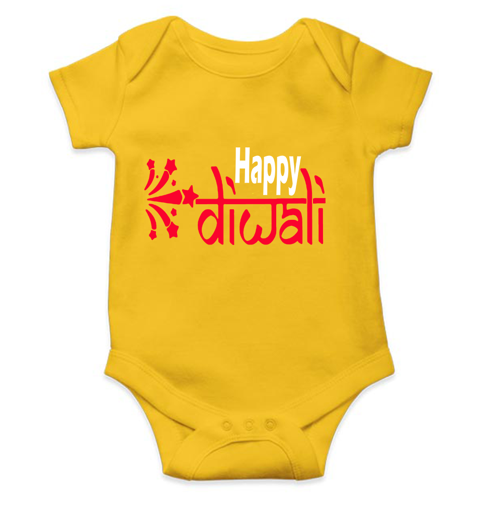 Happy Diwali Rompers for Baby Girl- KidsFashionVilla