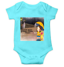 Load image into Gallery viewer, Barish Aayi Cham Cham Poem Rompers for Baby Girl- KidsFashionVilla
