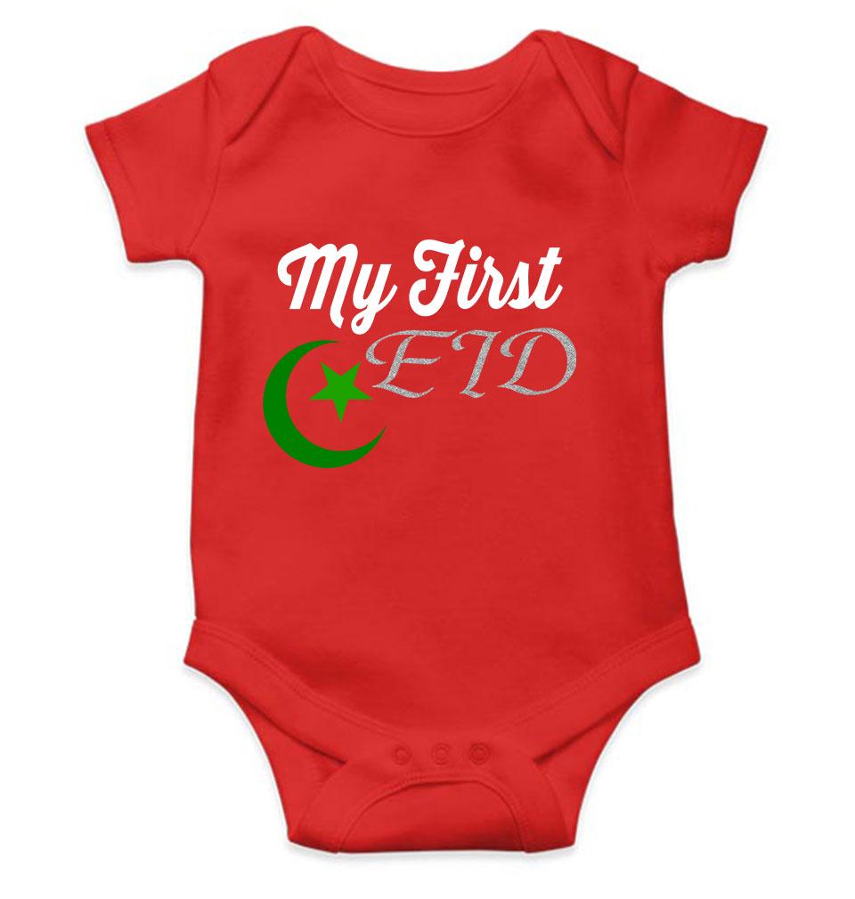 My 1st Eid Rompers for Baby Girl- KidsFashionVilla