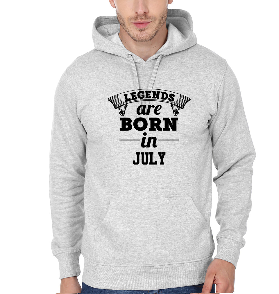 Legends are Born in July Men Hoodies-KidsFashionVilla