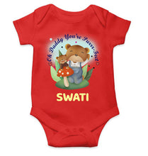 Load image into Gallery viewer, Custom Name Ohh Daddy You Are Purr Fect Fathers Day Rompers for Baby Girl- KidsFashionVilla

