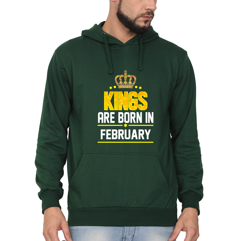Kings Are Born In February Men Hoodies-KidsFashionVilla