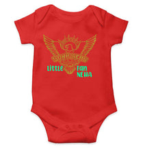Load image into Gallery viewer, Custom Name IPL SRH Sunrisers Little Fan Rompers for Baby Girl- KidsFashionVilla
