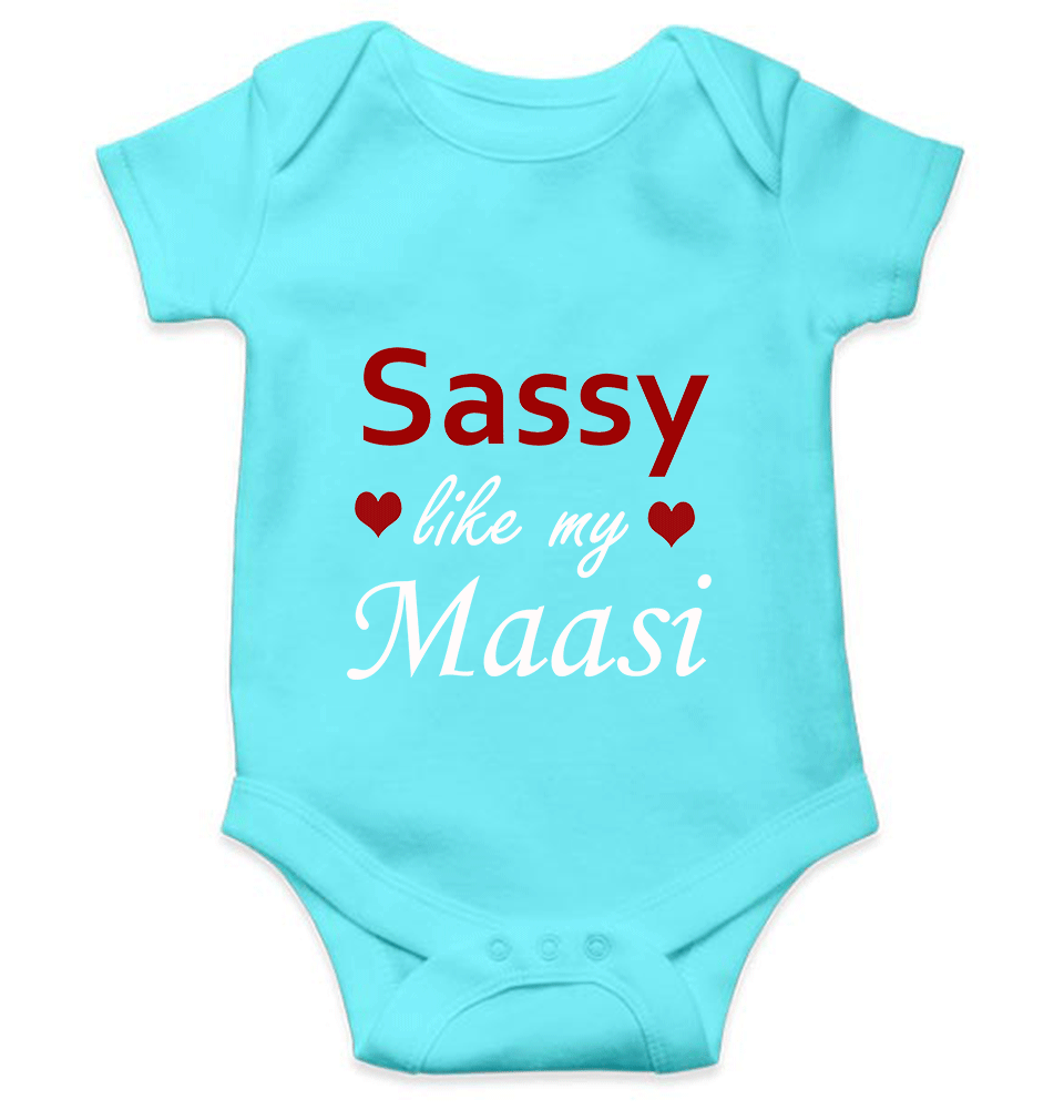 Sassy Like My Masi Rompers for Baby Girl- KidsFashionVilla