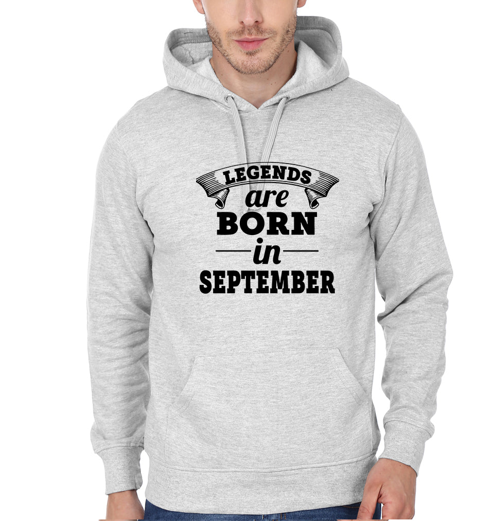 Legends are born in september Men Hoodies-KidsFashionVilla