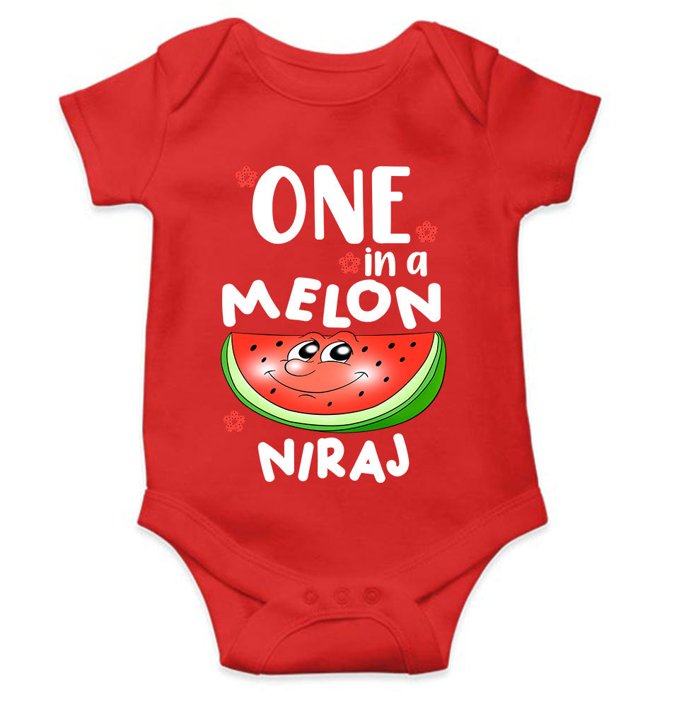 Custom Name Happy One Year Birthday Rompers for Baby Boy- KidsFashionVilla