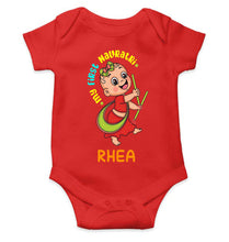Load image into Gallery viewer, Custom Name My First Navratri Rompers for Baby Girl- KidsFashionVilla
