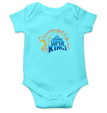 Load image into Gallery viewer, IPL CSK  Chennai SuperKings Rompers for Baby Girl- KidsFashionVilla
