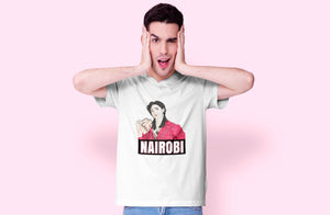 Nairobi Money Heist Half Sleeves T-Shirt- KidsFashionVilla