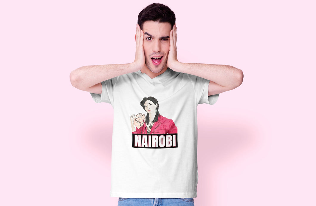 Nairobi Money Heist Half Sleeves T-Shirt- KidsFashionVilla