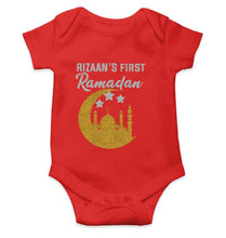 Load image into Gallery viewer, First Ramadan Custom Name Eid Rompers for Baby Boy- KidsFashionVilla
