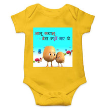 Load image into Gallery viewer, Aloo Kachaloo Poem Rompers for Baby Boy- KidsFashionVilla
