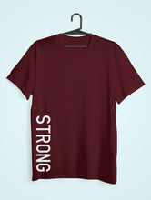 Load image into Gallery viewer, Strong Mens Half Sleeves T-shirt- KidsFashionVilla
