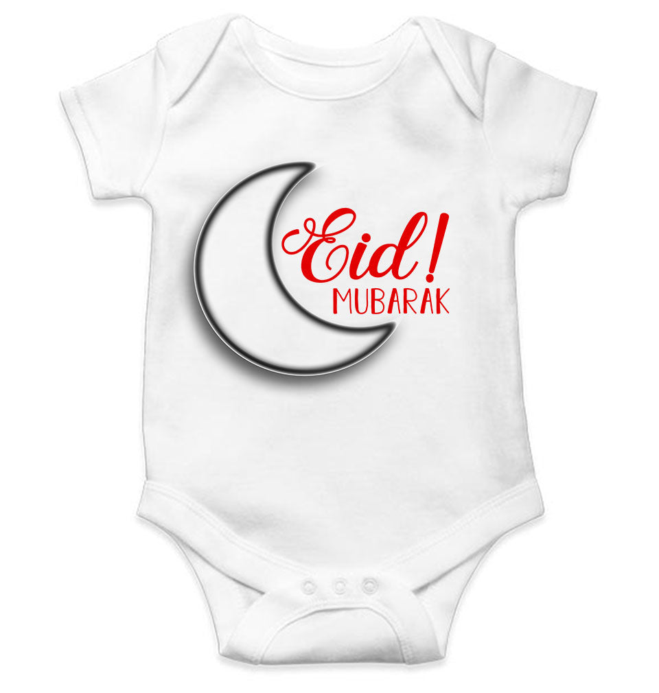 Eid Mubaaarak Rompers for Baby Girl- KidsFashionVilla