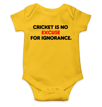Load image into Gallery viewer, Cricket is no excuse for ignorance World Cup Cricket Rompers for Baby Boy- KidsFashionVilla
