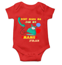 Load image into Gallery viewer, Custom Name Don&#39;t Make Me Call My Mamu Rompers for Baby Boy- KidsFashionVilla
