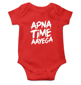 Apna Time Aayega Rompers for Baby Girl- KidsFashionVilla