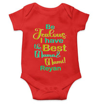 Load image into Gallery viewer, Custom Name I Have The Best Mama And Mami Rompers for Baby Boy- KidsFashionVilla

