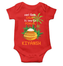 Load image into Gallery viewer, Custom Name Time For Pongal Rompers for Baby Boy- KidsFashionVilla
