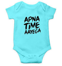 Load image into Gallery viewer, Apna Time Aayega Rompers for Baby Girl- KidsFashionVilla
