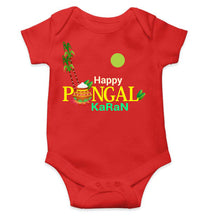Load image into Gallery viewer, Custom Name Happy Pongal Rompers for Baby Boy- KidsFashionVilla
