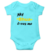 Load image into Gallery viewer, Bhua Loves Me Rompers for Baby Girl - KidsFashionVilla
