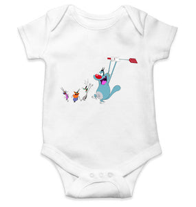Cute Cartoon Rompers for Baby Girl- KidsFashionVilla
