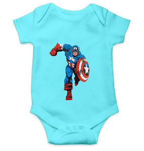Superhero Cartoon Rompers for Baby Girl- KidsFashionVilla