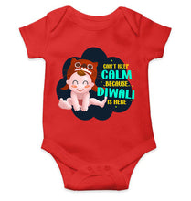 Load image into Gallery viewer, Can Not Keep Calm Because Diwali Is Here Rompers for Baby Boy- KidsFashionVilla
