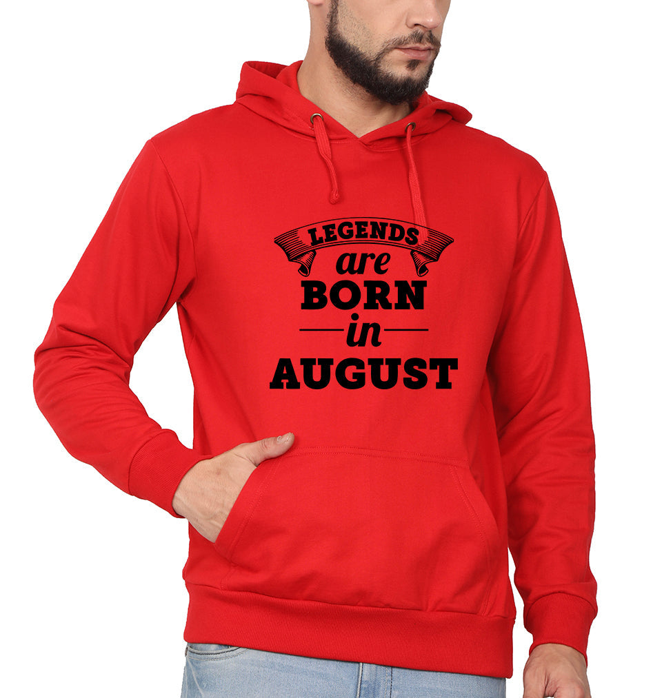 Legends are Born in August Men Hoodies-KidsFashionVilla