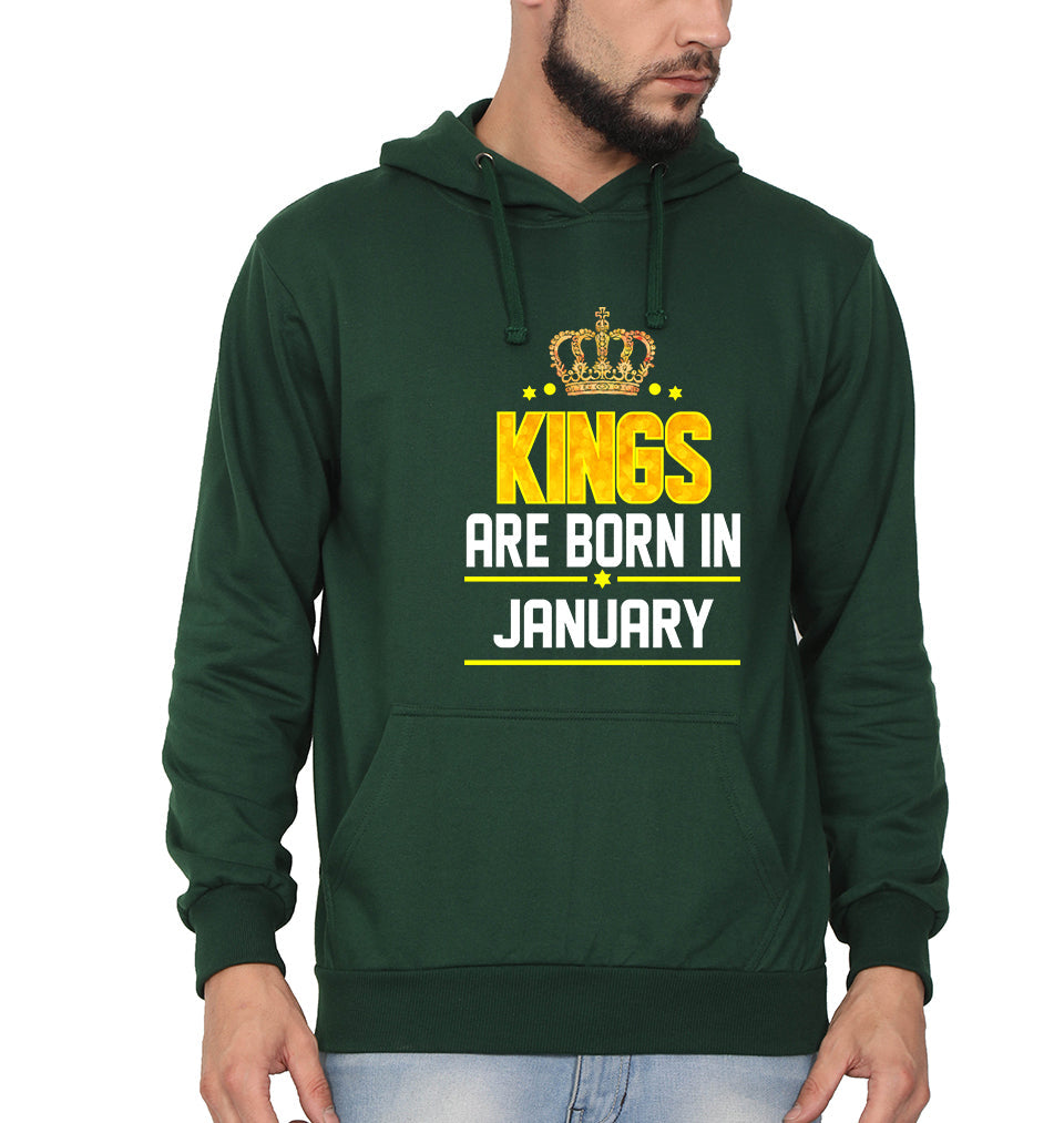 Kings Are Born In January Men Hoodies-KidsFashionVilla
