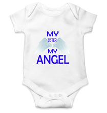 Load image into Gallery viewer, My Sister My Angel Rompers for Baby Girl- KidsFashionVilla
