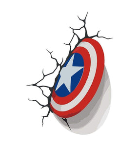 3D Captain Shield Hoodie Full sleeves-Funky Hoodies Hoodies FunkyTradition