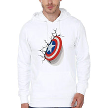 Load image into Gallery viewer, 3D Captain Shield Hoodie Full sleeves-Funky Hoodies Hoodies FunkyTradition
